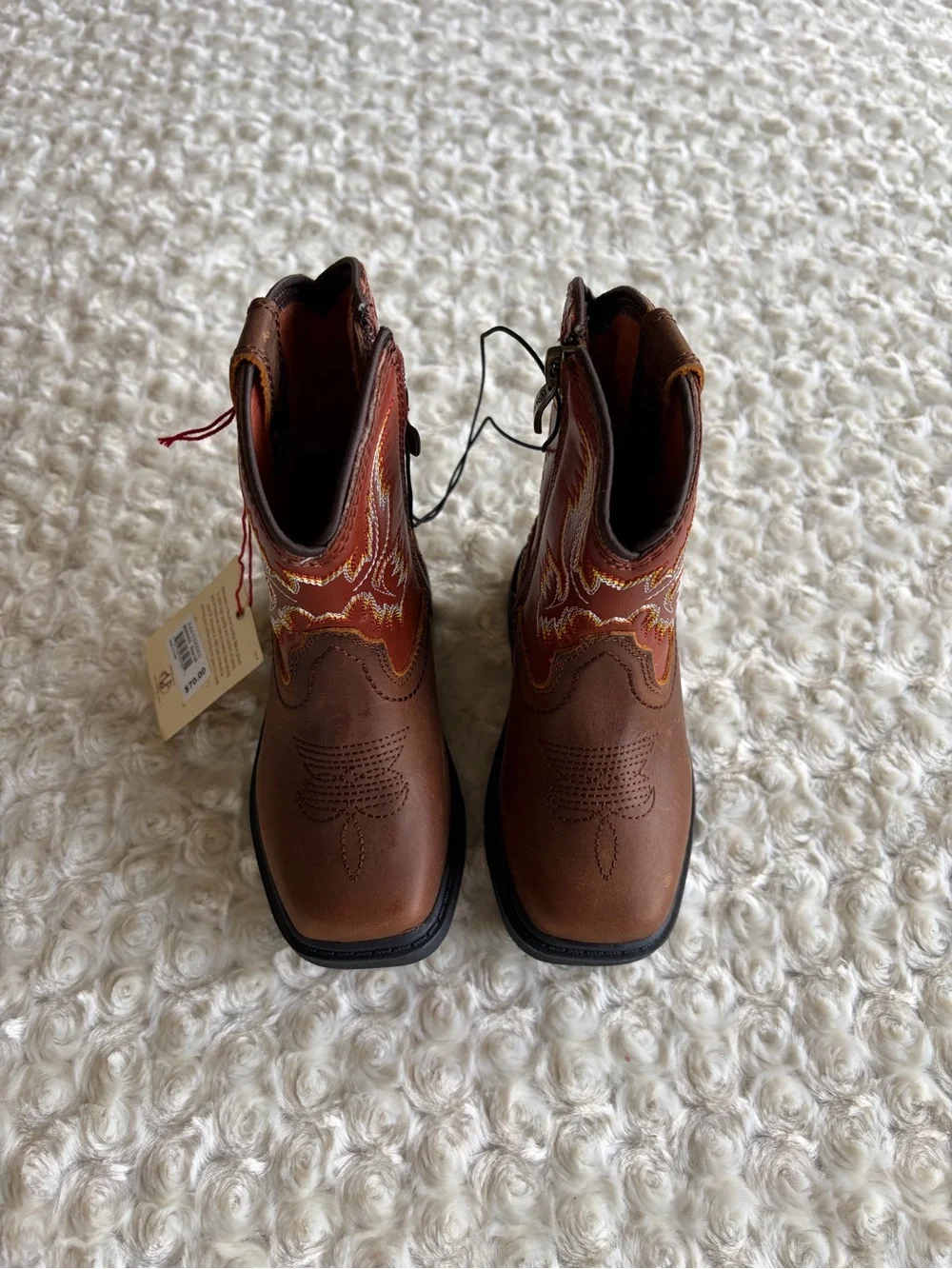 New Size 6 Baby Ariat Lil Stompers Workhog Cowboy Boots